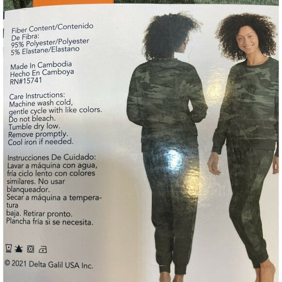 Spendid Womens NWT 2-pc Olive Heather Pajamas - Picture 5 of 5